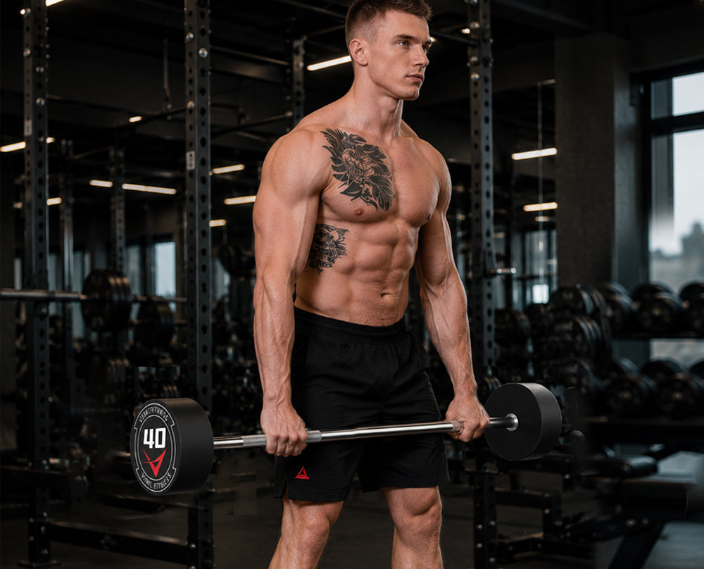 Rubber Coated Fixed Barbell